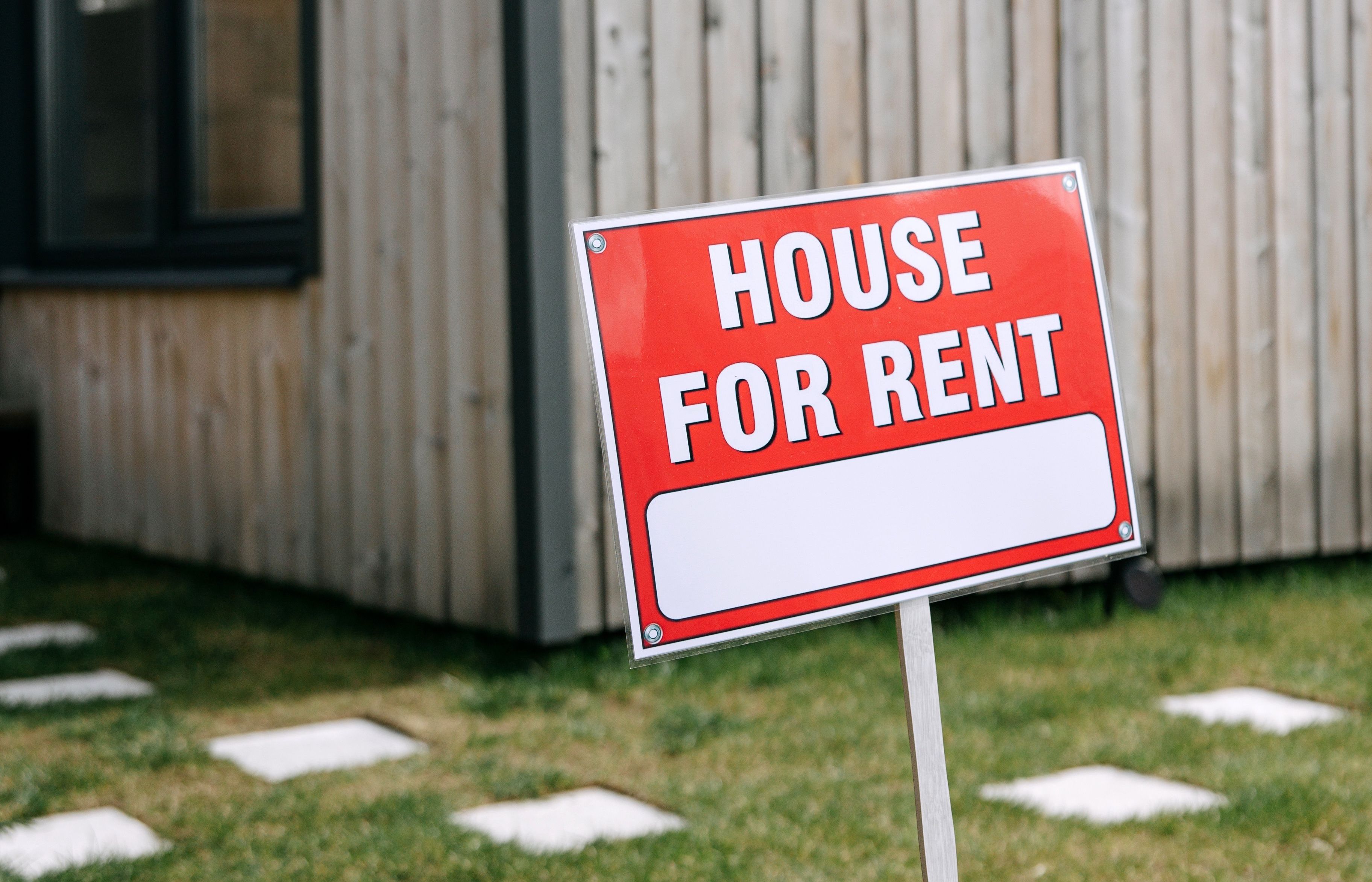Close up of House For Rent Sign